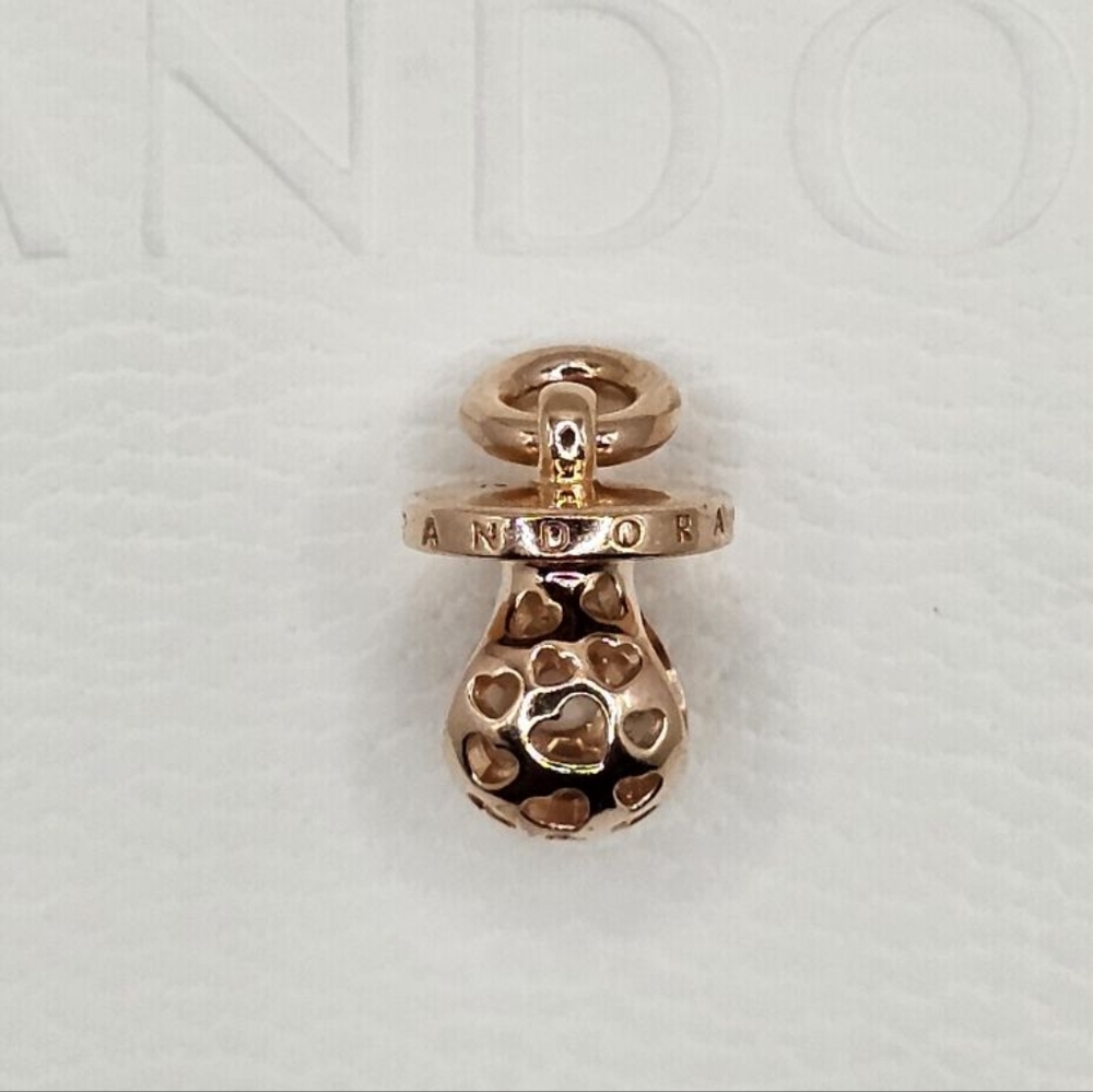 ❤️ Authentic Pandora ⭐️RETIRED⭐️ ROSE DANGLE CHARM